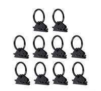 Heavy Duty O-Ring Tie Down Anchors, acciaio al carbonio 10 pezzi 680 kg-carico anelli di fissaggio gancio ancoraggio carico per camion auto