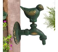 Heavy Duty Outdoor Faucet, Wall Mounted Brass Tap, Bird Handle Design
