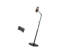 Heavy Duty Phone Floor Stand Adjustable Overhead Arm Stand for Live Broadcasts Stable 360°Rotation Easy Installation ABS+Metal Suspension Boom Arm Multi Device Compatible Camera Mount Adjustable Video