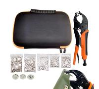Heavy Duty Pieghevole, Sewing Tools, Fabric Kit, Handheld Pieghevole, Sturdy Ring Pieghevole con Handheld Sewing Button Kit and Storage Bag for Easy Organization