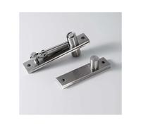 Heavy Duty Pivot Door Hinges - Hidden Door Pivot Hinge System for 360 Degree Rotation Door, Stainless Steel Up Down Shaft Hinges Set