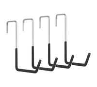 Heavy Duty Plant Hooks, 4 Pack Garage Ceiling Wall Mount Hooks for Hanging Bicycle, Sports Gear, Storage Tools, Space-Saving Multipurpose Hangers for Garden, Shed, Indoor Use 13.5x5x18.5cm