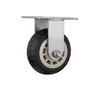 Heavy Duty Plate Caster Wheels,Swivel Rubber Furniture Industrial Castor,Tire Treads,Max Load 750kg,Mute,Wear-Resistant, Replacement for Workbench,Machine,Trolley,Flatbed,Standard-5in