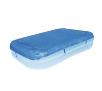 Heavy Duty Pool Cover with Drawstring, Foldable Dust-Proof Tarp for Swimming Pools and Hot Tubs, Weather-Resistant Protection for Winter and Daily Use in Backyard and Outdoor Spaces