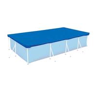 Heavy Duty Pool Cover with Drawstring, Foldable Dust-Proof Tarp for Swimming Pools and Hot Tubs, Weather-Resistant Protection for Winter and Daily Use in Backyard and Outdoor Spaces