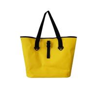 Heavy Duty PVC Escursionismo Bag With rinforzato maniglia e organizer scomparti per accessori da viaggio Borsa a tracolla resistente all'acqua, Giallo, One Size