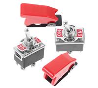 Heavy Duty Rocker Toggle Switch with Cover for Auto Waterproof Assorted Colors