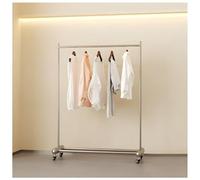 Heavy Duty Rolling Clothes Rack in acciaio inox nizer per cappotti, camicie, abiti, sciarpe, borse, ideale per camere da letto e boutique