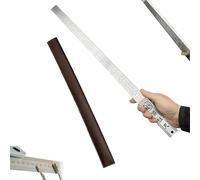 Heavy Duty Ruler Self Defense, Metric Ruler Metal, Self Defense Rulers, Stainless Steel Double Sided, Metal Kit - Straight Edge for Architects with Inch/Metrics Table (a)