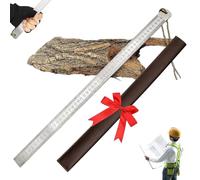Heavy Duty Ruler(Unit of Measurement: Inch & Cm),20" 50cm Stainless Steel Meter Stick,Dual Scale, Perfect Straight Edge for Architects,Draftsman,Engineers with In/Metric Table (A,3mm thickness)