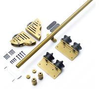 Heavy Duty Scala Scorrevole KitLibrary Rail Track System per librerie armadi magazzini facile hardware mobile (scala non inclusa)