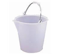 Heavy Duty Secchio Di Plastica Laureato Secchio Con Versando Labbro. 12 Litro.