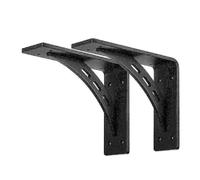 Heavy Duty Shelf Brackets , Max Load 1100 Lbs ,Premium Metal Mantel Brackets (Set of 2) Fireplace M
