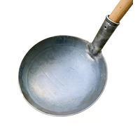 Heavy Duty Sifting, Garden Soil Shovel, 12 Inch Removing Scoop with Mesh Feature, Solid Steel Construction, Shovel Accessory with Ergonomic Handle, Tools for Backyard and Farm