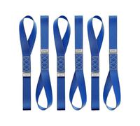 Heavy Duty Soft Loops Pack of 6 Tie Down Anchor Straps for Use w/Ratchet Strap Hooks 3000Lb Load Capacity & 10,000Lb Break Strength