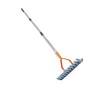 Heavy Duty Space Saving Garden Thatch Rakes For Easy Storage Rust Resistant Alloy Materials Detachable Thatch Rakes