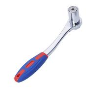Heavy Duty Spanner chiave a piedistallo a cricchetto, strumento di riparazione con impugnatura antiscivolo professionale, adatto per gli appassionati di meccanici, in lega di acciaio ad alta