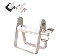 Heavy Duty Toothpaste Roller, Aluminum Toothpaste Roller Dispenser, Multi-Purpose Tube Squeezer Tool for Cosmetics, Paint, Hair Dye & Adhesive, Ergonomic Squeezer with Non-Slip Grip (Aluminum)