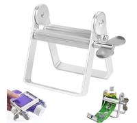 Heavy Duty Toothpaste Roller, Metal Toothpaste Squeezer, Double Rollers Heavy-Duty Aluminum Tube Squeezer Tool for Toothpaste/Paint/Hair Dye (1pcs)