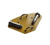 Heavy Duty V Base Piastra Treppiedi Adattabile Resistente Al Colpo Attrezzatura di Comunicazione Portatile Per Antenne Radio Esterne Forti Antenne Portatili Per Le Operazioni Sul Campo