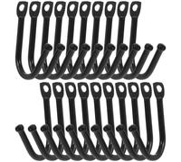 Heavy Duty Wall Mounted Hooks Black Iron Garage Tool Organizer Hooks