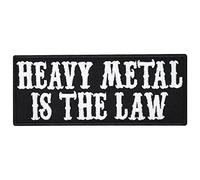 Heavy Metal Is the law Metal Style - Gilet da stiro Iron on