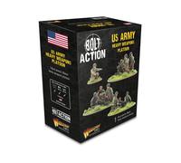 Warlord Games US Heavy Weapons Plotone - Miniature in plastica scala 28 mm per Bolt Action altamente dettagliate World War 2 miniature