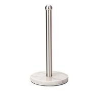 Heavy Weighted Paper Towel Holder, Easy One-Handed Design for Kitchen Stand, Sturdy Base for Standard and Mega Rolls (Silver Brushed)