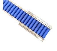HeavyDuty 90mm Galvanizzato Rullo Trasportatore Kit per Pallet PP Materiale 75cm Lunghezza Efficiente Flusso Sistema di Trasporto per Cartoni e Materiali Ideale per Magazzini e Logistica