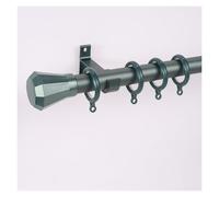 HeavyDutyRomanCurtainTrackwithDecorativeFinaleStrongload BearingSingleDraperyPoleforIndoor & OutdoorCurtainsStylishHomeDécorSolution