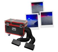 HeavyFog 4000 fumo pesante 4000W 2 uscite 15L Evolite MSC-EVOHEAVYFOG4000 flight case