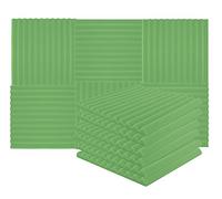 Heavyoff Pannelli Fonoassorbenti, Pannelli Insonorizzanti da 12 pezzi 30x30x2.5cm Ritardante di Fiamma Insonorizzazione Stanza per Podcasting, Studi di Registrazione, Uffici, Home Learning Viola