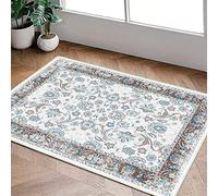 Heavyoff Zerbino Ingresso Esterno, Tappeto Ingresso Interno Lavabile Tappetino Entrata Asciugapassi Antiscivolo per Casa e Ufficio Bianco, 60x90cm