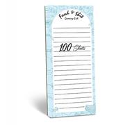 Hebayy 100 fogli Lista della spesa, Blocco note magnetico Food&Shit Lista della spesa divertente Blocco note magnetico staccabile Memo Elenco delle cose da fare Planner per frigorifero (7.6cm x 20cm)