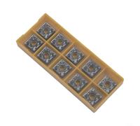 HEBEOT 10 inserti di tornitura, strumento di filettatura interna per tornio SNMG120408- MA per ispezione manuale di rettifica di precisione