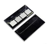 HEBEOT 4PCS comparatori di rugosità, set di comparatore di finitura 45 carbonio per tornio macchinari Manufactur insegnare il confronto e la distinzione è chiara (fresatura verticale)