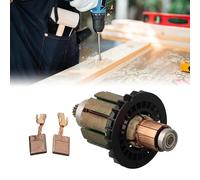 HEBEOT Armatura con 2 spazzole di carbone per DDF482 DHP482 DHP482RAE DHP482Z DDF482RME DHP482RME DDF482RFE DDF482Z