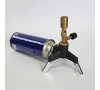 HEBEOT Bruciatore Bunsen portatile multifunzionale da laboratorio Bunsen bruciatore a gas in ottone 9 x 7 x 3 cm