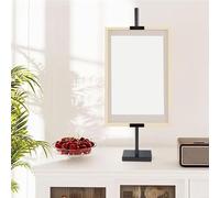 HEBEOT Cavalletto da tavolo in metallo per cornici regolabile in altezza orientamento verticale orizzontale resistente alla ruggine finitura opaca montaggio rapido