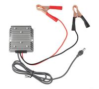 HEBEOT Convertitore di alimentazione CC, guscio in alluminio impermeabile DC Boost adattatore per campeggio viaggi o come fonte di alimentazione di riserva 74 * 74 * 32 mm