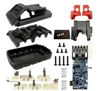 HEBEOT Custodia in plastica per batteria con scheda PCB per 48-11-1862/48-11-1880/48-11-1850 compatibile con 18V Li-ion Power Tool Pack, 5 celle 21700 Riparazione Assemblaggio Alloggiamento per