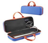 HEBEOT Custodia rigida da viaggio, in EVA, portatile, da appendere, impermeabile, per Dyson Airstrait HT01, per accessori per piastra e piastra (blu)