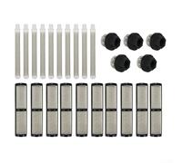 HEBEOT Kit di filtri per vernice spray, kit di parti del filtro in acciaio inossidabile 304 con filtri spray filtri pompa schermo e testa a rete per varie vernici