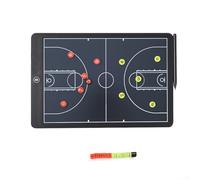 HEBEOT Lavagna magnetica con display LCD, per strategie di calcio, con pennarelli e penna, per calcio, basket, badminton, hockey su ghiaccio, pallamano, pallavolo (pallacanestro)