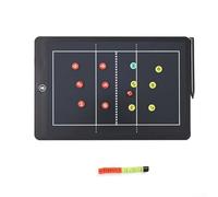 HEBEOT Lavagna magnetica con display LCD, per strategie di calcio, con pennarelli e penna, per calcio, pallacanestro, badminton, hockey su ghiaccio, pallavolo, pallavolo