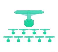 HEBEOT Linguette per riparazione ammaccature auto, senza vernice, 10 pezzi, strumenti per la rimozione delle ammaccature del corpo, nessun danno alla vernice, applicazione rapida della colla, design