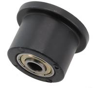 HEBEOT Rullo per vogatore - Cuscinetto ruota - Cuscino sedile - Puleggia di ricambio, nero, leggero, metallo+plastica, 32,6 mm x 8 mm x 26,9 mm