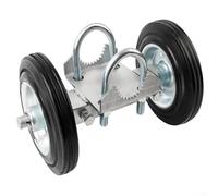 HEBEOT Ruota per cancello in acciaio inox resistente, 15,2 cm, 20,3 cm, per recinzioni scorrevoli o cancelli in tubo metallico, telai da 1, 3, 8 a 1, 7, 8 pollici e tubi fino a 5 cm, lisci (15,2 cm)