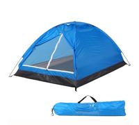 HEBEOT Tenda da campeggio compatta per 2 persone, con pali in fibra di vetro, una mosca antipioggia rimovibile per adulti, escursionismo, campeggio, attività all'aperto ()