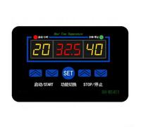 HEBEOT Termostato digitale XH-W1411 Tre Display Multi-funzione Regolatore di temperatura Interruttore di controllo della temperatura Programmierbarer Termostato (220V)